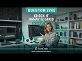 QELeetcode 2784 Check if Array is Good Easy Dart Solution