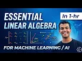 Complete Linear algebra for Machine Learning in Hindi