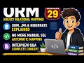 29 Spring Boot ORM Tutorial JDBC vs ORM vs JPA vs Hibernate Explained in One ORM