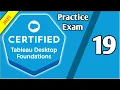 2024 Tableau Desktop Foundations Practice Exam Series Part 19