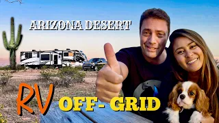 LIVING OFF-GRID IN ARIZONA DESERT✨RV LIVING EP177