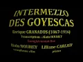 INTERMEZZO DES GOYESCAS Enrique GRANADOS