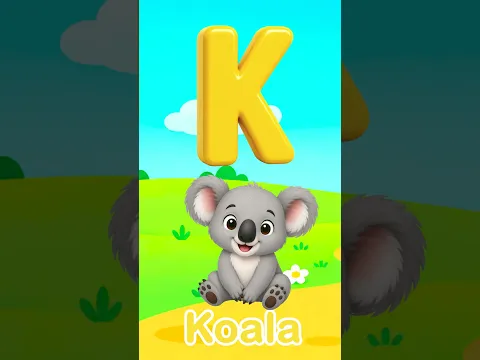 Aprende Abecedario J de Jirafa K de Koala L de León