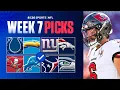 NFL Predictions and Picks For EVERY Week 7 Game Bucs at Lions Texans at Seahawks Best Bets