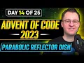 Day 14 Parabolic Reflector Dish -
