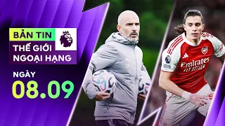 THẾ GIỚI NGOẠI HẠNG (8/9): MAN CITY CHUẨN BỊ CHO CHAMPIONS LEAGUE