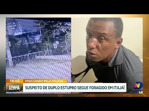 Suspeito de duplo estupro segue foragido em Itajaí: polícia intensifica buscas