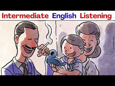 Learn English Vocabulary - The Story Of The Blue Duck (Comprehensible Input B1)