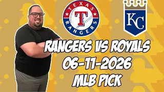 Texas Rangers vs Kansas City Royals 26 MLB Pick Prediction MLB Betting Tips