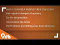 Tips for making a major life change