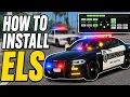 How to INSTALL EMERGENCY LIGHTING SYSTEM ELS in GTA 5 LSPDFR