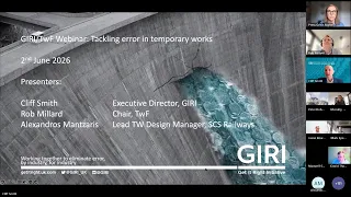 webinar Tackling error in temporary works