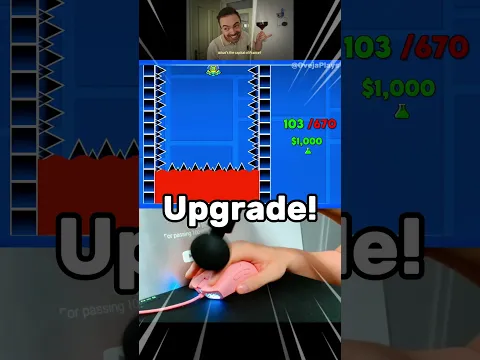 670 Click It's Me It's Verity UFO Challenge in Geometry Dash! #shorts