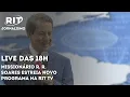 Lagu Live das 18h: R. R. Soares estreia novo programa na RIT TV