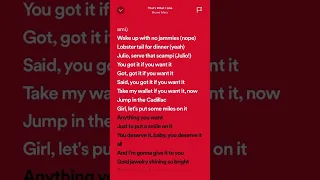 Bruno Mars That S What I Like Hits Trending Spotifylyrics Tiktok Viralhits Summer Shorts 