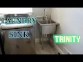 TRINITY LAUNDRY SINK - Quick installation