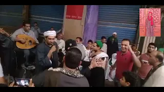 طاووس المداحين الشيخ صبري سالم في رجليه سيدي ابراهيم الدسوقي فى دسوق كفر الشيخ 