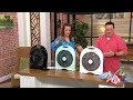 Cascade Capri 12 Portable 4-Speed Cooling Fan Remote Control on QVC