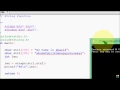 Bangla C programming tutorial 66 String functions strspn strcspn