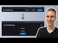 Responsive Double Navbar with Logo Icons in HTML CSS JavaScript