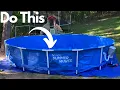 How to install your above ground pool Summer Waves Active Frame 15 ft Pool