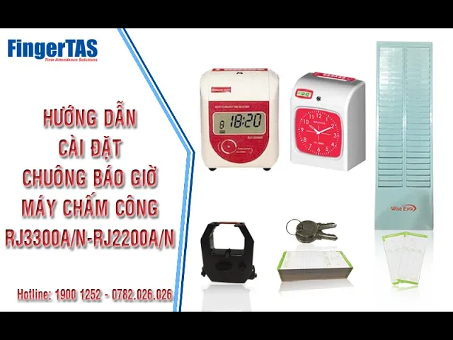 Cài Chuông Báo Giờ RJ3300A/N, RJ2200A/N