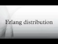 Erlang distribution