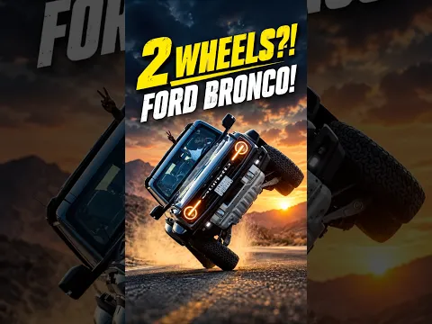 🤯FOUR WHEELS? FORGET THAT. THE FORD BRONCO WENT WITH TWO! 🔥