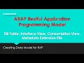 Part 2 ABAP Restful Application Programming Model Modeling