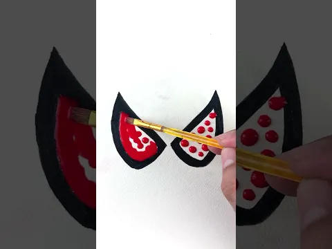 Spiderman Eyes paint drops Art # #art #drawing #spidermanbrandnewday