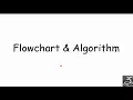 FLOWCHART AND ALGORITHM C Programming 3