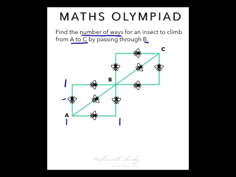 Download MP3 Counting Paths: A to C via B 🐞🌿  #maths #matholympiad #mathstricks #mathproblem #mathematics