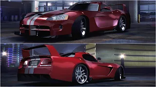 The Dodge Viper GTS-R Concept in Palmont Need for Speed Carbon