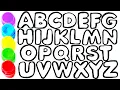 Drawing Alphabet with Phonics Song Learn Colors Alphabet for Kids Baby Kids Songs