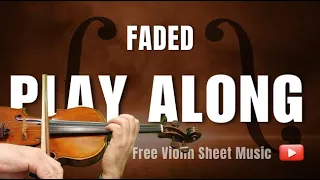 faded alan walker violin play along free sheet music
