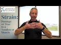 Muscle Strain Prevention and Treatment