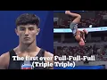 Download Lagu Azerbaijani gymnast competes the first EVER Triple Triple in Tumbling 🤯🥈- Chengdu World Games 2025
