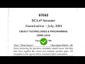 Mdu BCA 6th Sem Java Question Paper 2021