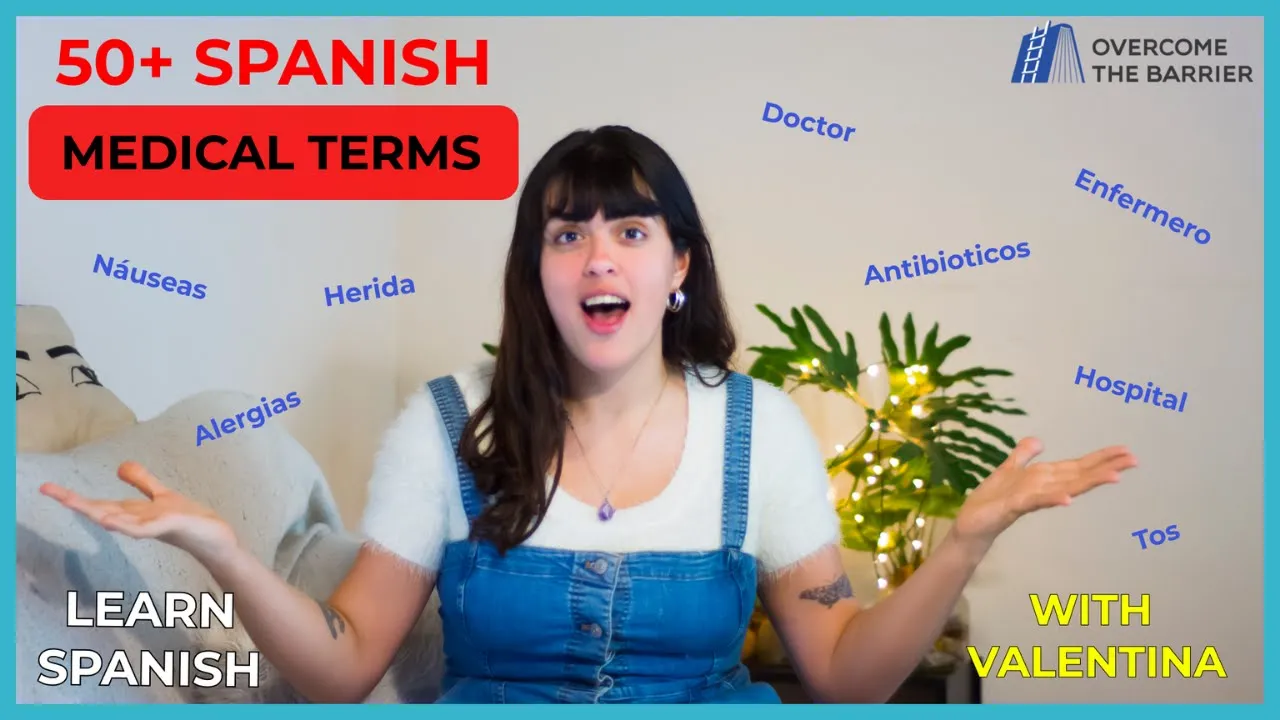 💊SPANISH MEDICAL VOCABULARY/ Learn Spanish ONLINE: video thumbnail