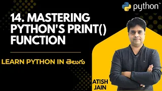 14 Mastering Python s print Function in Telugu Python for Beginners