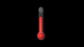 Thermometer Python 3D Simulation