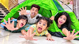 ২৪ ঘন্টা Living In A Tent চ্যালেঞ্জ করতে গিয়ে 😲 এটা কি হলো আমাদের সাথে!