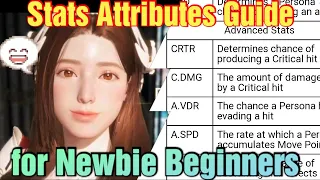 Rise Of Eros Guide Stats Attributes Explained for Newbie Beginners