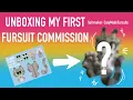 Unboxing my first fursuit commission
