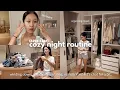 Download Lagu cozy night routine 🌙 unwind with me, folding laundry, cleaning around the apartment