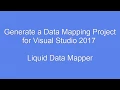 Generate a C Data Mapping Project in Liquid Data Mapper