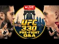 UFC 330 Makhachev vs Machado Garry LIVE People s Pre-Fight Show MMA Fighting