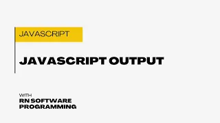 What is the output of JavaScript How to format output in JavaScript