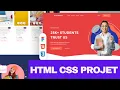 Part 2 - complete a simple website project created using only HTML and CSS in Bangla for practice
