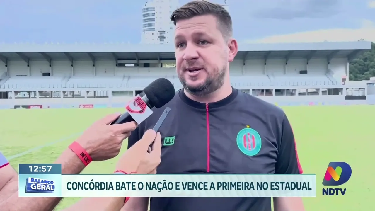 Vitória em Casa: Concórdia Derrota o Nação por 3 a 2